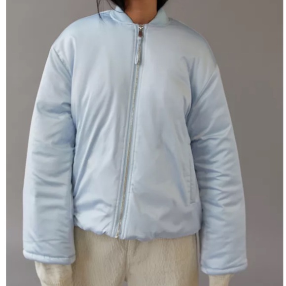 Urban Outfitters Satin Bomber Jacket - Picture 3 of 10